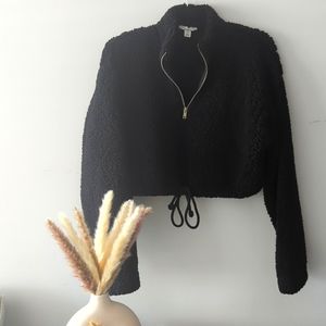 2 for $20 - Topshop cozy cropped teddy sweater